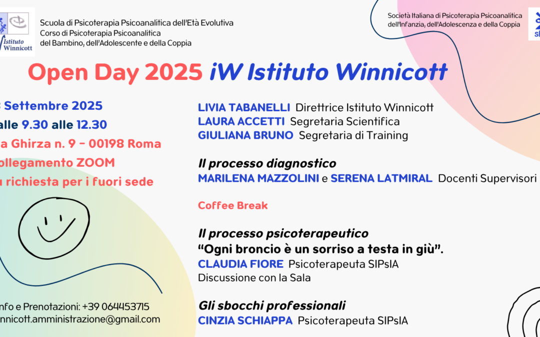 Open day 2025 iW Istituto Winnicott